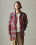 Men's Vintage Flannel - Bonfire Red Plaid